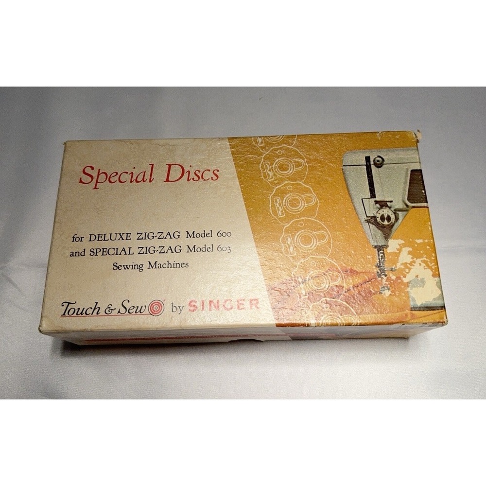 SINGER‎ Sewing machine  special discs for Deluxe Zig Zag  600 & 603